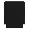 vidaXL Nachttische 2 Stk. Schwarz 45x34x44 cm Holzwerkstoff