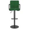 vidaXL Barhocker Dunkelgrün Samt