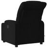 vidaXL Massagesessel Elektrisch Schwarz Stoff