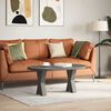 vidaXL Couchtischbeine X-Form 2 Stk. Anthrazit 28x(42-43) cm Stahl