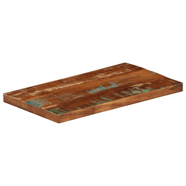 vidaXL Tischplatte 50x30x3,8 cm Rechteckig Altholz Massiv