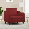 vidaXL Sofasessel Weinrot 60 cm Stoff