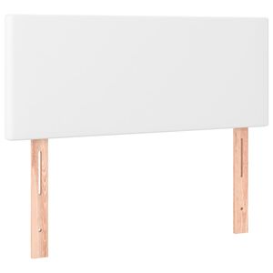 vidaXL Kopfteil Wei&szlig; 100x5x78/88 cm Kunstleder