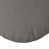 vidaXL Sitzkissen 2 pcs Hellgrau &Oslash; 80 cm Cordstoff