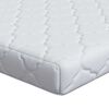 vidaXL Matratze Wei&szlig; 100 x 200 cm Jacquard-Stoff