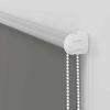 vidaXL Verdunkelungsrollo Grau 95x130 cm Stoffbreite 90,7 cm Polyester