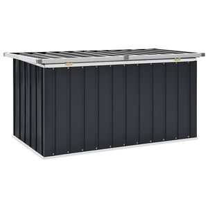 vidaXL Gartenbox Anthrazit 129x67x65 cm