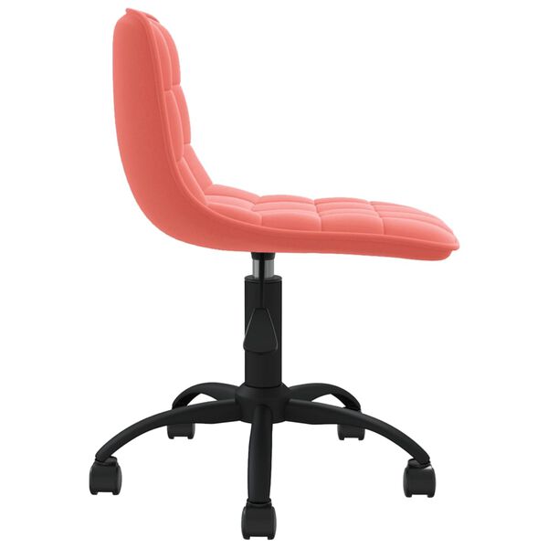 vidaXL Esszimmerstuhl Drehbar Rosa Samt