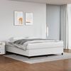 vidaXL Boxspringbettgestell Wei&szlig; 180x200 cm Kunstleder