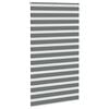 vidaXL Doppelrollo Dunkelgrau 130x230cm Stoffbreite 125,9 cm Polyester