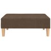 vidaXL Schlafsofa 2-Sitzer mit Fu&szlig;hocker Taupe Stoff