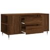 vidaXL Couchtisch Braun Eichen-Optik 102x44,5x50 cm Holzwerkstoff