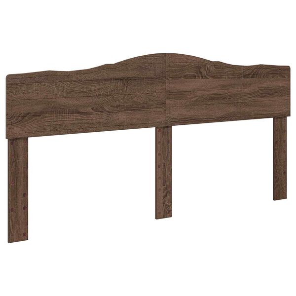 vidaXL Kopfteil mit Kopfteil Braun Eichen-Optik 180 cm Holzwerkstoff