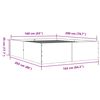 vidaXL Bettgestell Grau Sonoma 160x200 cm Holzwerkstoff