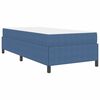 vidaXL Bettrahmen mit Matratze Blau 80 x 200 cm Stoff