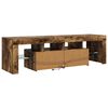vidaXL TV-Schrank mit LED-Leuchten R&auml;uchereiche 140x36,5x40 cm