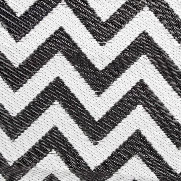 Bo-Camp Outdoor-Teppich Chill mat Wave 2,7x2 m L Schwarz und Wei&szlig;