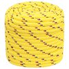 vidaXL Bootsseil Gelb 18 mm 50 m Polypropylen