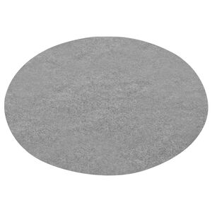 vidaXL Kunstrasen mit Noppen Durchm. 95 cm Grau Rund