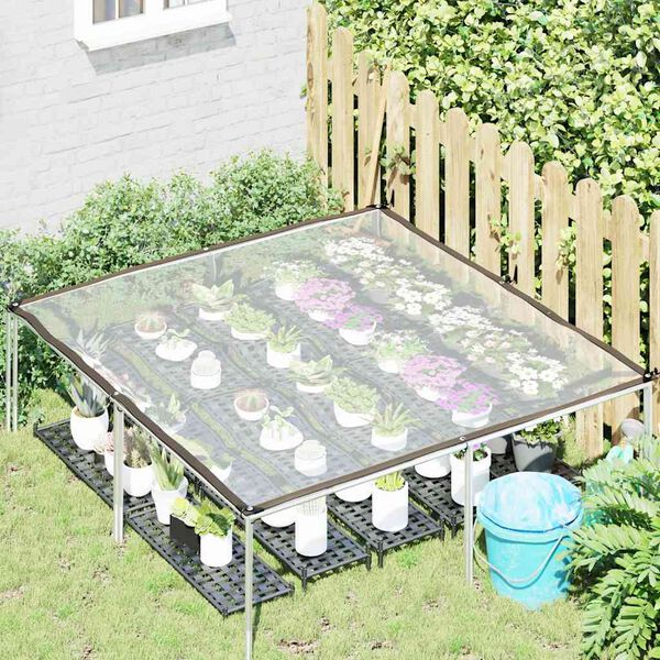 vidaXL Klare Plane mit &Ouml;sen 2x2 m Polyethylen
