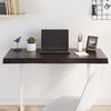 vidaXL Tischplatte 100x60x(2-6) cm Massivholz Behandelt Baumkante