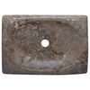 vidaXL Waschbecken Grau 50x35x10 cm Marmor