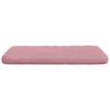 vidaXL Sitzkissen 4 pcs Rosa 40 x 40 x 3 cm Samt