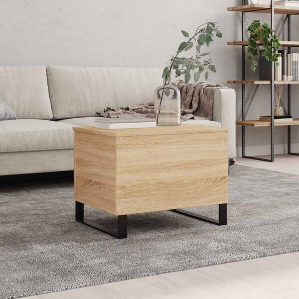 vidaXL Couchtisch Sonoma-Eiche 60x44,5x45 cm Holzwerkstoff