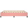 vidaXL Boxspringbettgestell Rosa 200x200 cm Samt