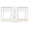 vidaXL Etagenbett f&uuml;r Kinder Wei&szlig; 75 x 190 cm Holzwerkstoff