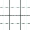 vidaXL Zaun mit Pfosten Gr&uuml;n 1,6 x 10 m Stahl und PVC
