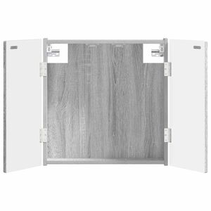 vidaXL Dartboard Schrank DELFT Sonoma-Grau 52,5 x 10,5 x 53,5 cm