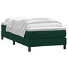 vidaXL Boxspringbett ohne Matratze Dunkelgr&uuml;n 200x220 cm Samt