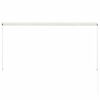 vidaXL Einziehbare Markise 250&times;150 cm Creme