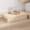 vidaXL Bettgestell Braun 150 x 200 cm Holz
