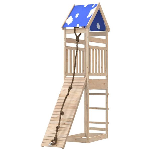 vidaXL Spielturm Massivholz Kiefer