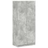 vidaXL Kleiderschrank Betongrau 90x52x200 cm Holzwerkstoff