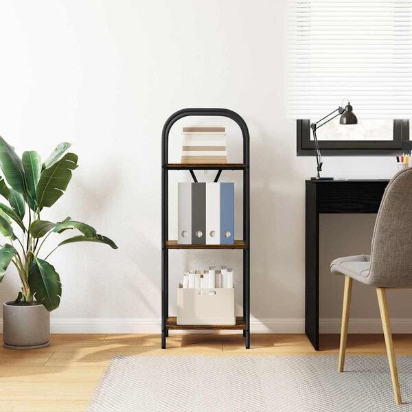 vidaXL Regal Räuchereiche 40 x 30 x 109 cm Holzwerkstoff