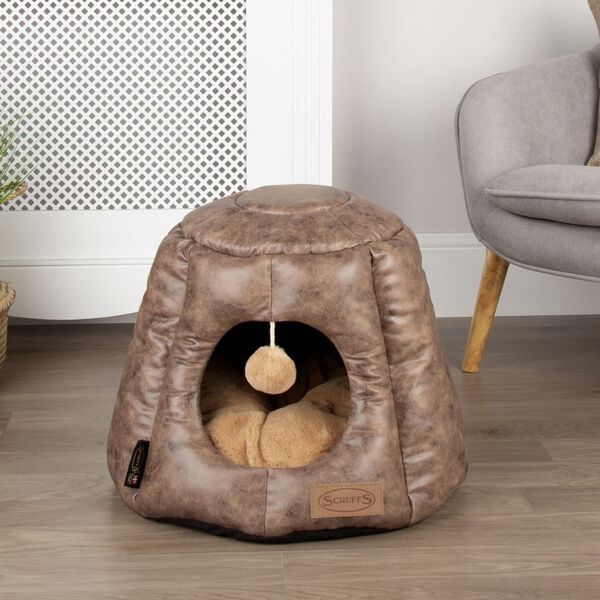 Scruffs & Tramps Katzenbett Knightsbridge 48x38 cm Braun