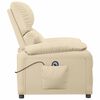 vidaXL Aufstehsessel Creme Stoff