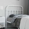 vidaXL Kopfteil Metall Wei&szlig; 90 cm