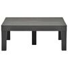 vidaXL Gartentisch Anthrazit 78&times;78&times;31 cm Kunststoff