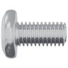 vidaXL Schraube mit Sperre Uni 2 pcs Silber M6 x 12 mm Stahl