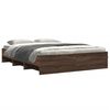vidaXL Bettgestell ohne Matratze Braun Eiche 160x200 cm Holzwerkstoff
