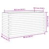 vidaXL Pflanzk&uuml;bel 90x40x45,5 cm Massivholz Douglasie