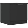 vidaXL Nachttisch Schwarz 40x39x40 cm