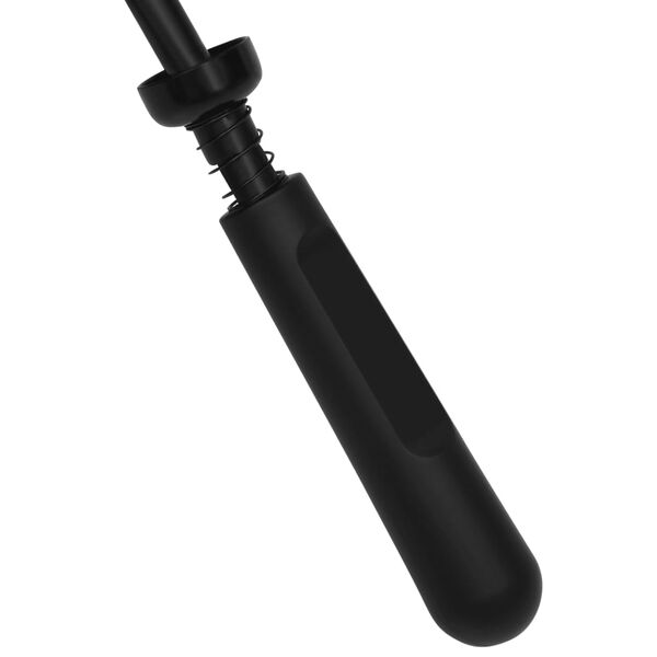 vidaXL Regenschirm Schwarz 130 cm