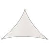 Livin'outdoor Sonnensegel Como Polyester Dreieckig 3x2,5x2,5 m Wei&szlig;
