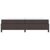vidaXL Boxspringbett Dunkelbraun 200 x 200 cm Stoff