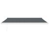 vidaXL Markise Einziehbar Anthrazit 4x3 m Stoff und Aluminium